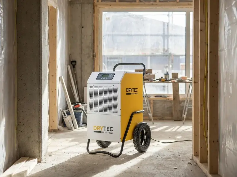 Deshumidificador industrial de alquiler para secado de obras y reformas