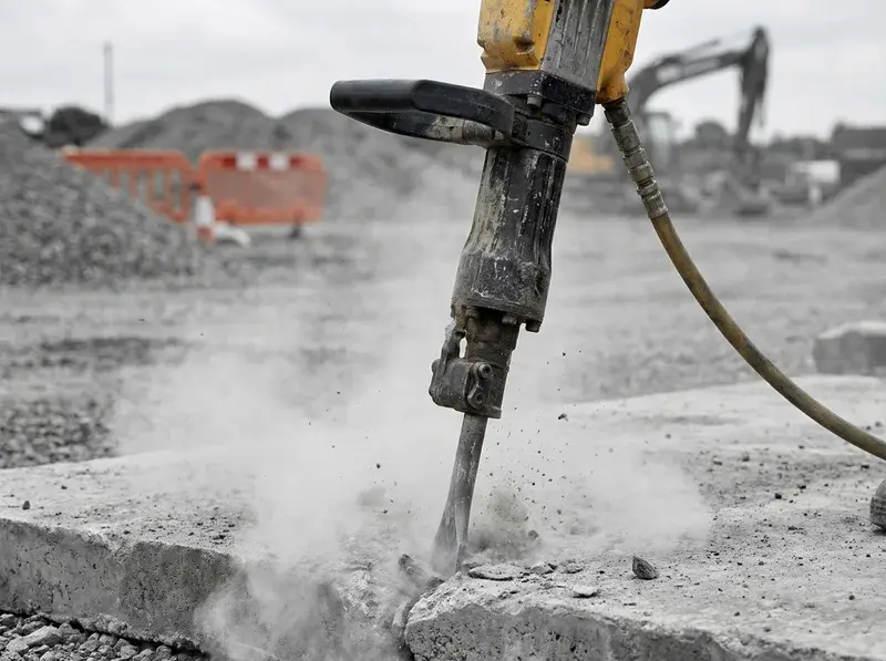 Martillo neumático de alquiler para demolición and rotura de pavimentos