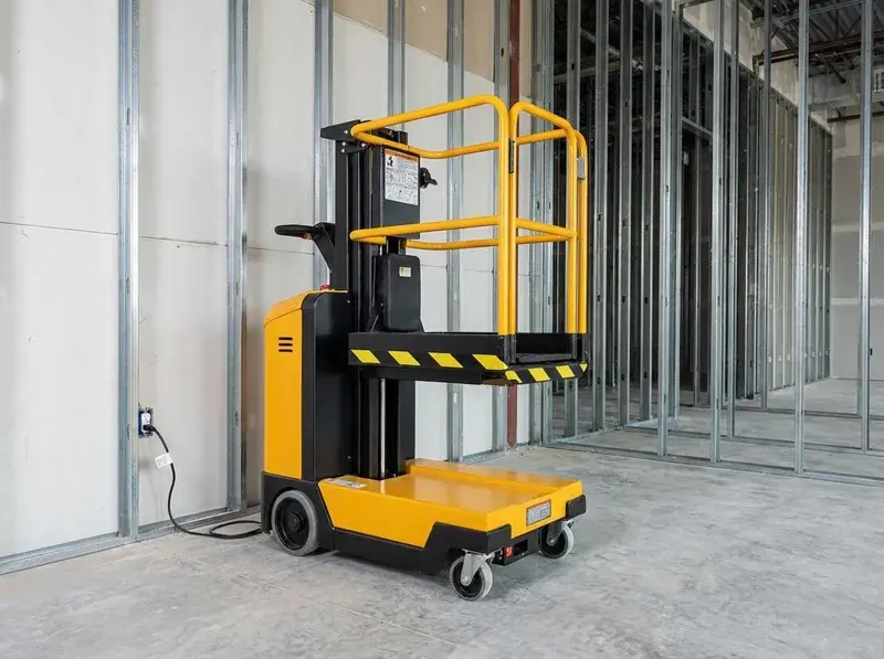 Plataforma elevadora unipersonal de alquiler para trabajos puntuales en altura