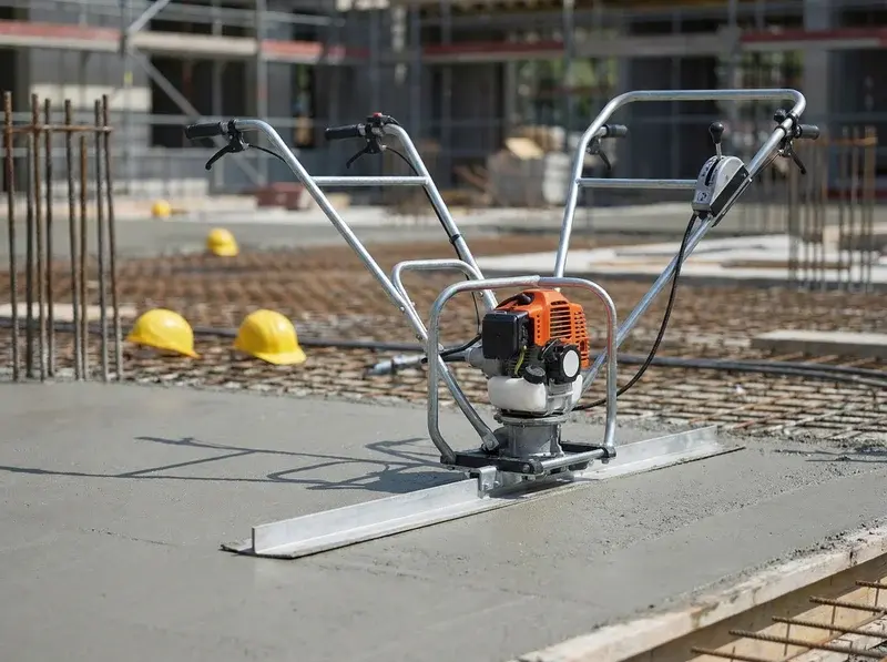 Regla vibrante de alquiler para nivelación de soleras and losas de hormigón