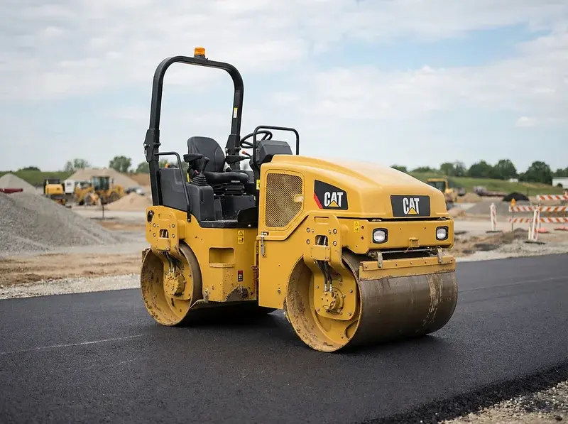 Rodillo compactador tándem de alquiler para compactación de asfalto
