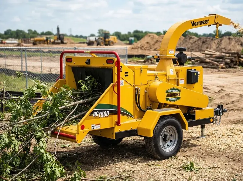 Alquiler de triturador de ramas al mejor precio.